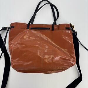 Jack Gomme EMY 2WAY Bag Brown Vegan Leather Shoulder Bag Handbag Purse